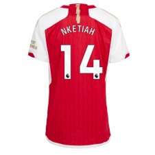 Arsenal Eddie Nketiah #14 Hemmatröja Dam 2023-24 Korta ärmar